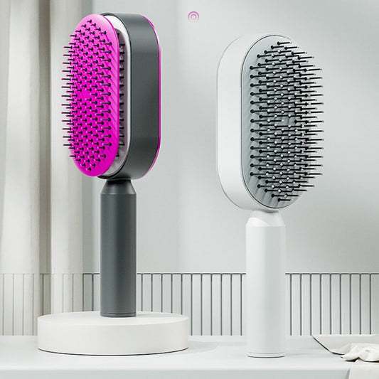 Self Cleaning Anti-Static Hair Brush - R&A LUXE