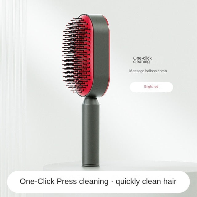 Self Cleaning Anti-Static Hair Brush - R&A LUXE