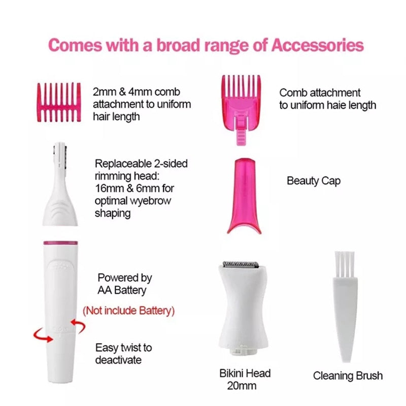 5 In 1 Multifunction Hair Removal Combo - R&A LUXE