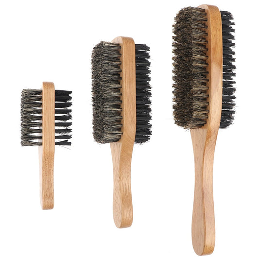 Men Boar Bristle Beard Brush - R&A LUXE