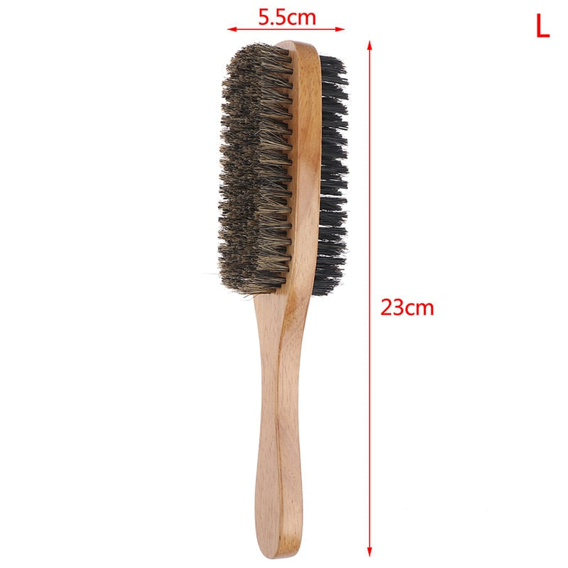 Men Boar Bristle Beard Brush - R&A LUXE